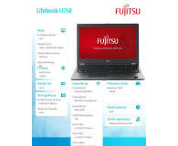 FUJITSU Lifebook U758 Intel Core i5-8250U/8GB/256GB SSD/Intel HD Graphics/15.6''/W10P Czarny - 1383427 - zdjęcie 2
